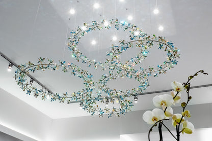 Modern Design Crystal Chandelier with Floral Crown Shape - Richardrider
