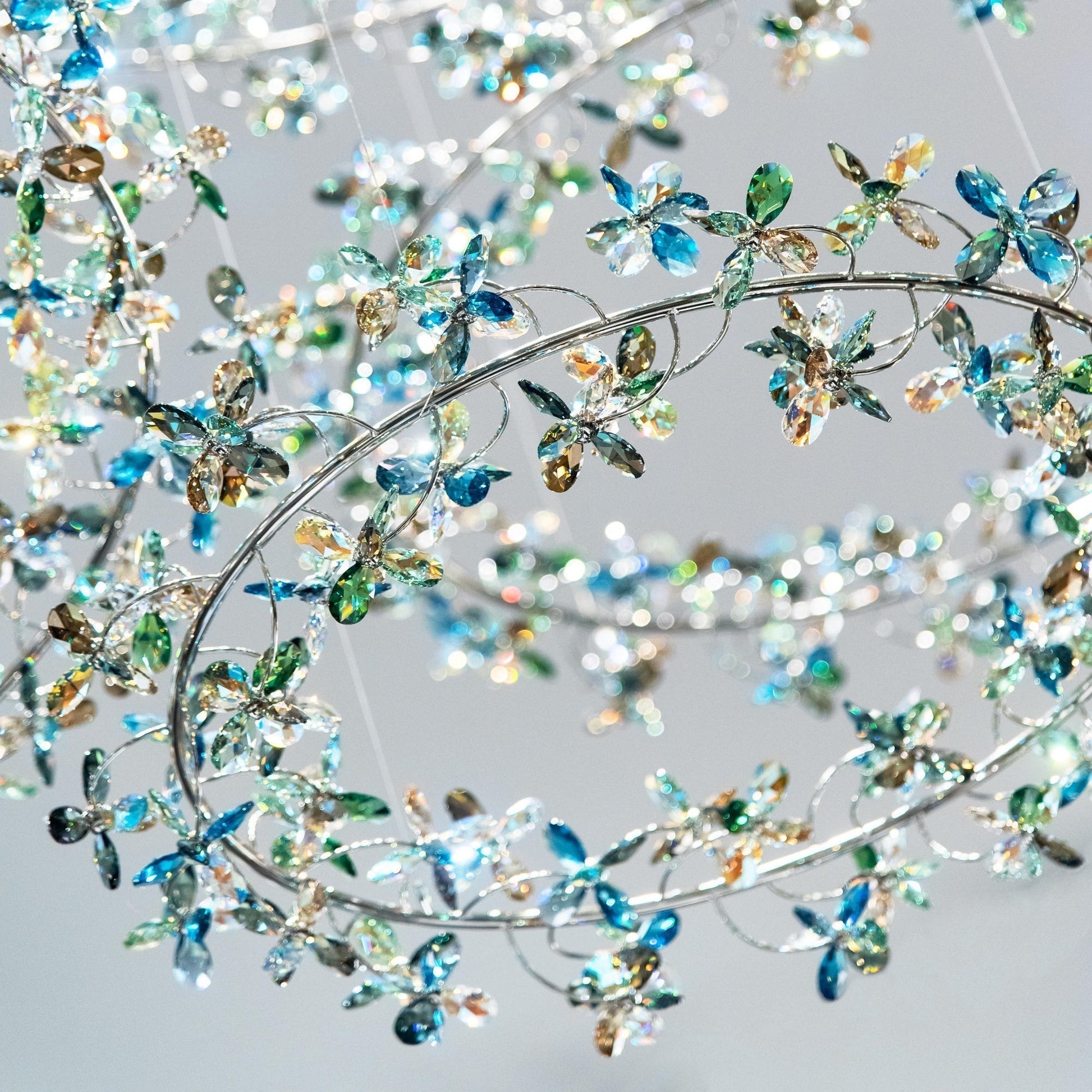 Modern Design Crystal Chandelier with Floral Crown Shape - Richardrider