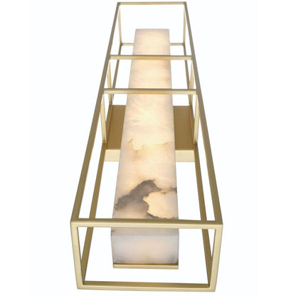 Saga Indoor / Outdoor Alabaster Wall Sconce