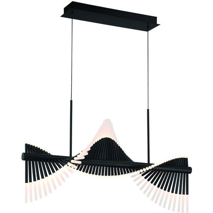 Organic Bloom Linear Chandelier