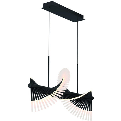Organic Bloom Linear Chandelier