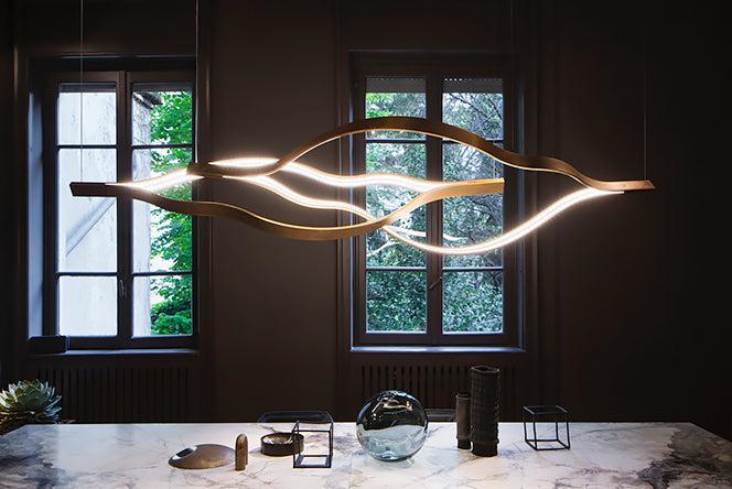 Modern Simple Aluminum Waving Chandelier - Richardrider