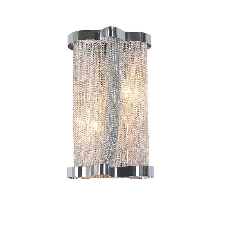 Ashley Aluminum Chain Tassel Wall Sconce - Richardrider