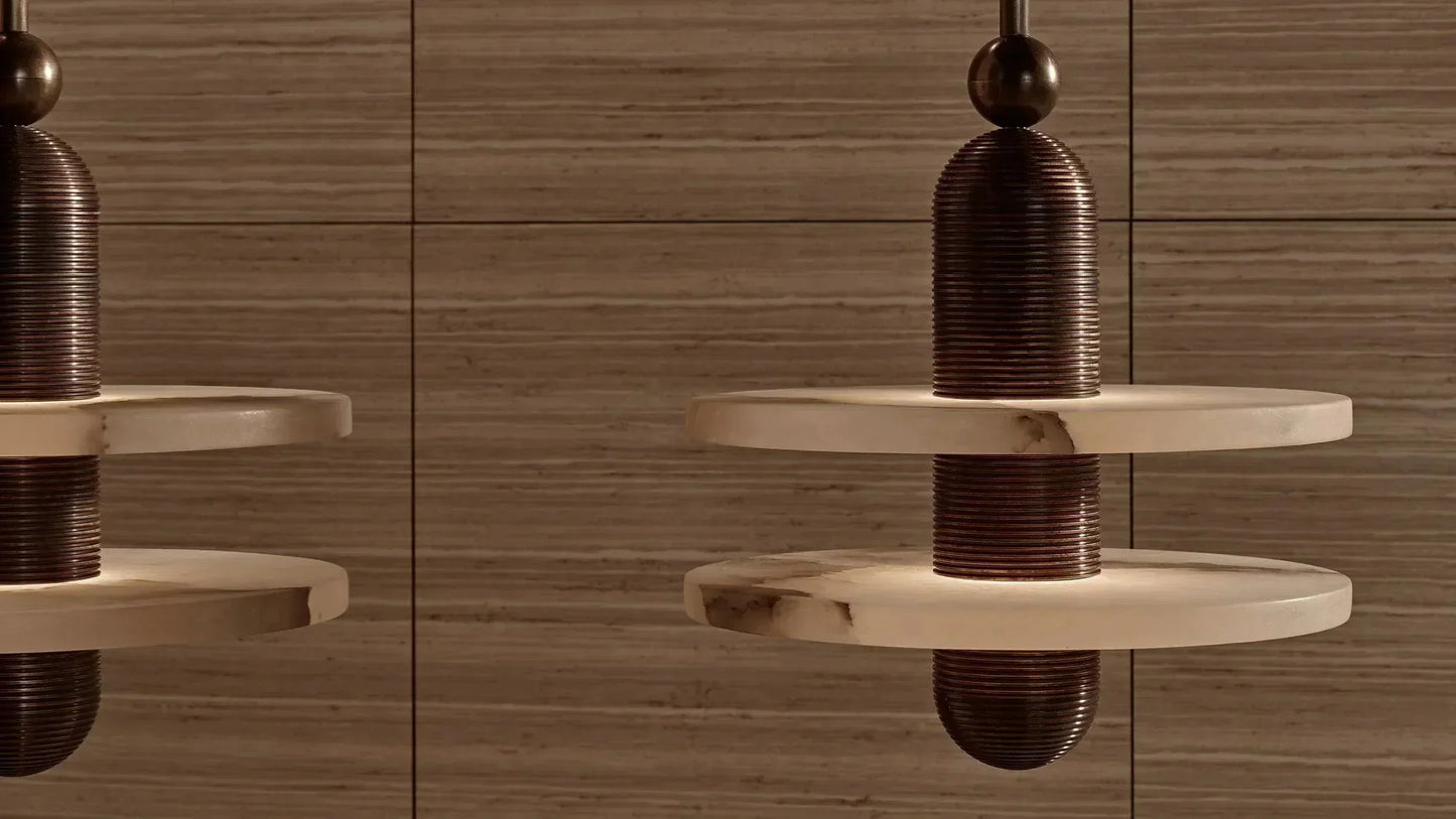 Alabaster Mono 2 Pendants - Richardrider