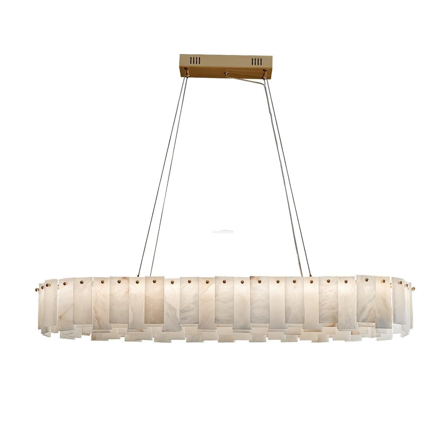 Halos Alabaster Round/Square Chandelier - Richardrider