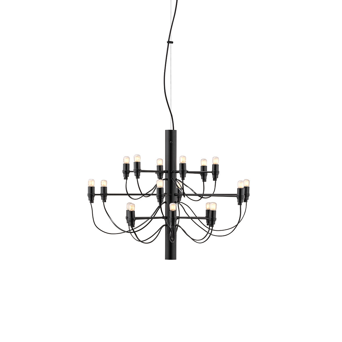 Jarylix Chandelier Brass & Steel. Steel Ceiling Fitting & Rose 27.2"W x 27.2"D