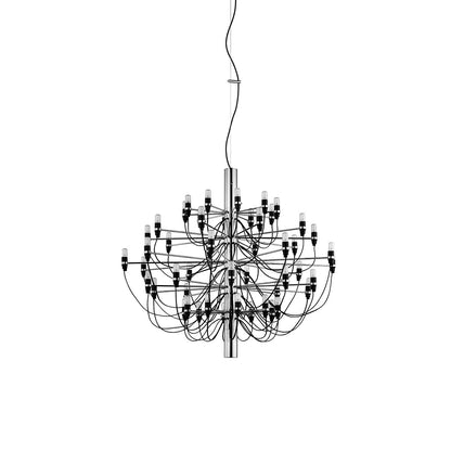 Jarylix Chandelier Brass & Steel. Steel Ceiling Fitting & Rose 27.2"W x 27.2"D