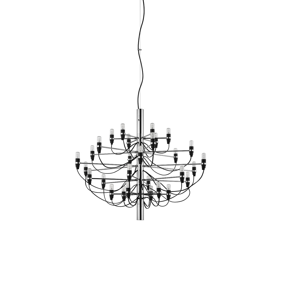 Jarylix Chandelier Brass & Steel. Steel Ceiling Fitting & Rose 27.2"W x 27.2"D
