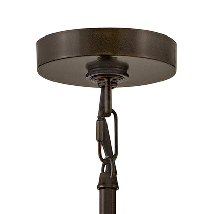Calaver Chandelier Steel & Crystal 30"D