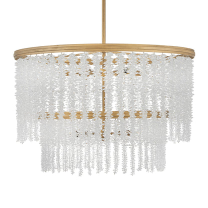 Naroalora Chandelier Steel & Crystal 26"D