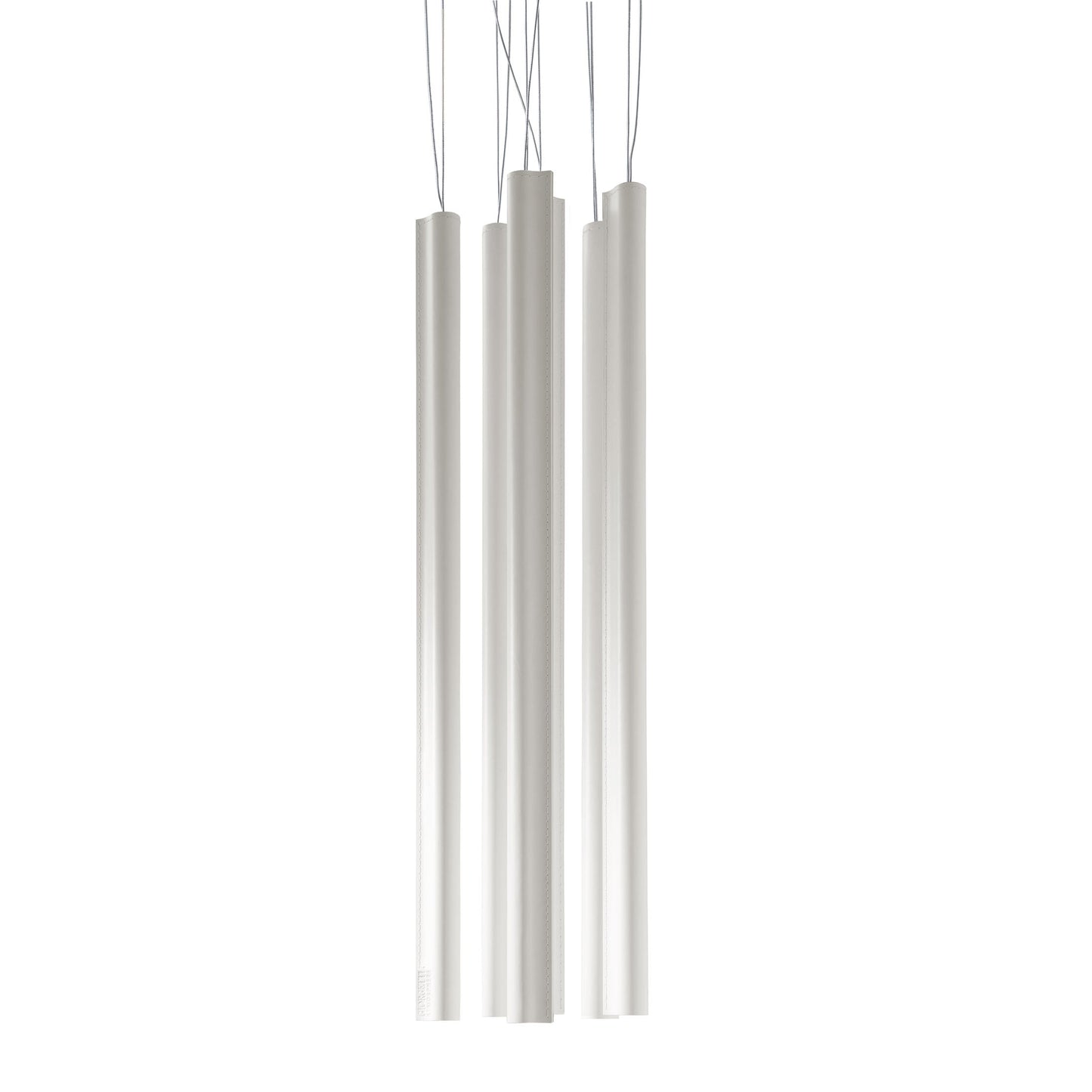 Xaniovra Multi-Light Pendant Light Canaletto Walnut & Saddle Leather 9.5"W