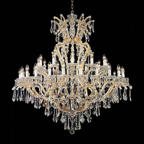Gold maria theresa crystal chandeliers