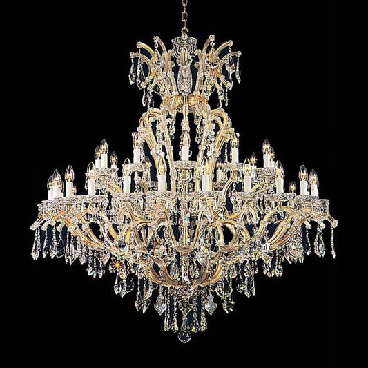 Gold maria theresa crystal chandeliers