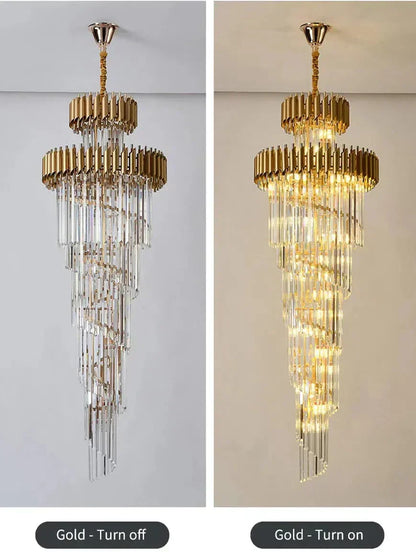 Cyrus Multiple Tier Crystal Chandelier - Richardrider