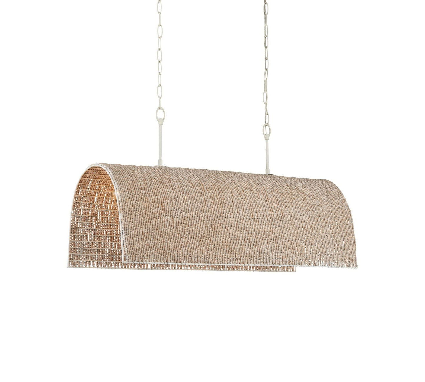 Hester Beaded Linear Chandelier 48" - Richardrider
