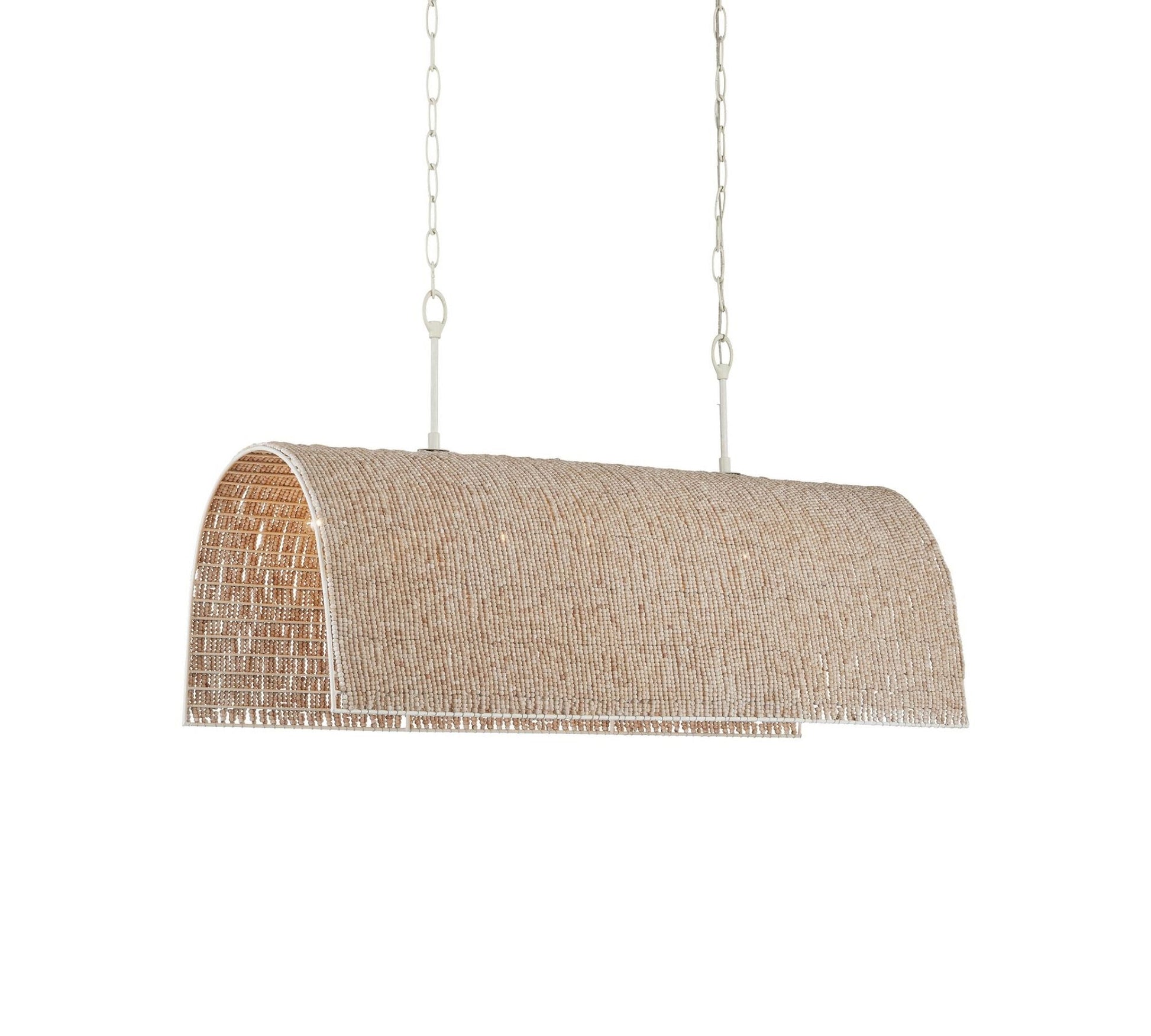 Hester Beaded Linear Chandelier 48" - Richardrider