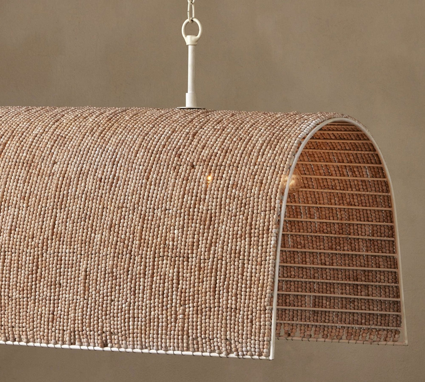 Hester Beaded Linear Chandelier 48" - Richardrider