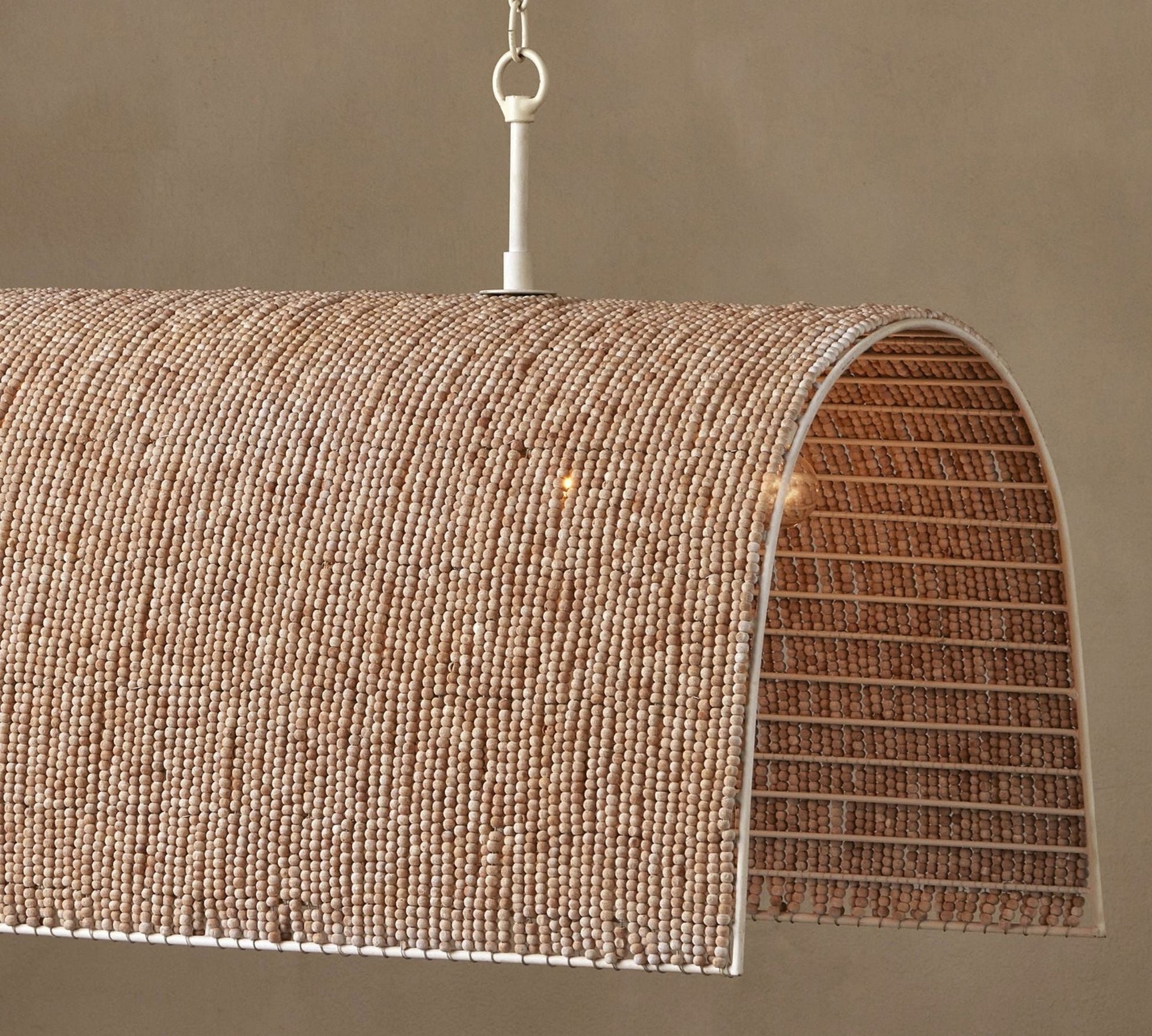 Hester Beaded Linear Chandelier 48" - Richardrider