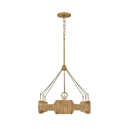 Sololora Oval Chandelier Steel 52"W x 21"D