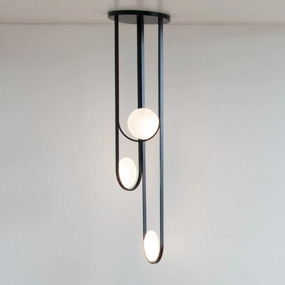 Seraaevra Chandelier Metal & Acrylic 18"D