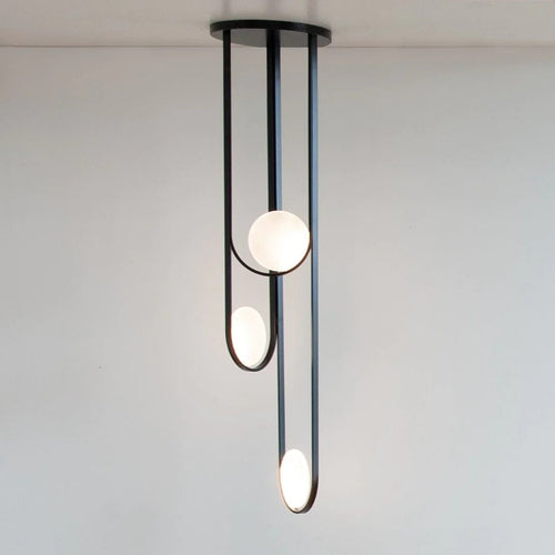 Seraaevra Chandelier Metal & Acrylic 18"D