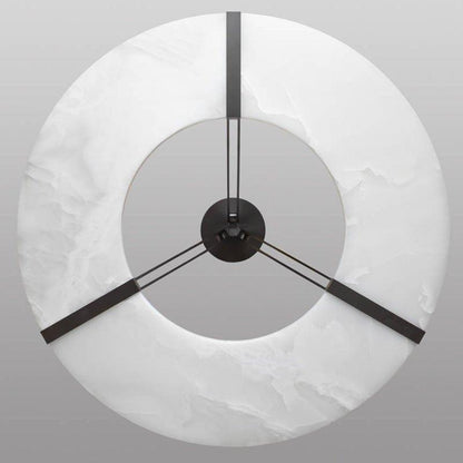 Glacera Round Alabaster Chandelier - Richardrider