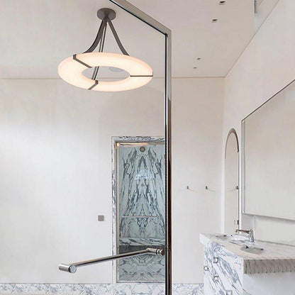 Glacera Round Alabaster Chandelier - Richardrider