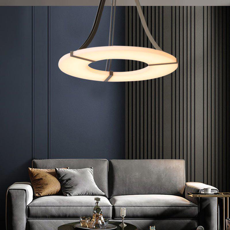 Glacera Round Alabaster Chandelier - Richardrider