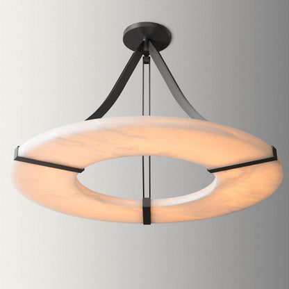 Glacera Round Alabaster Chandelier - Richardrider