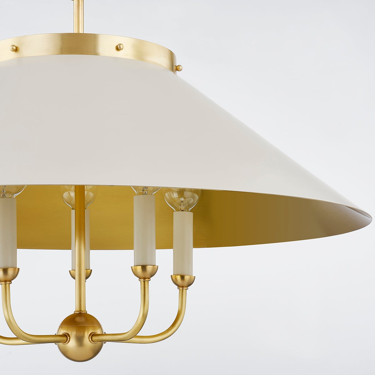 Zenolen Chandelier Brass 27.5"D