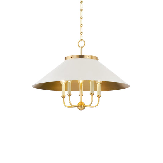 Zenolen Chandelier Brass 27.5"D