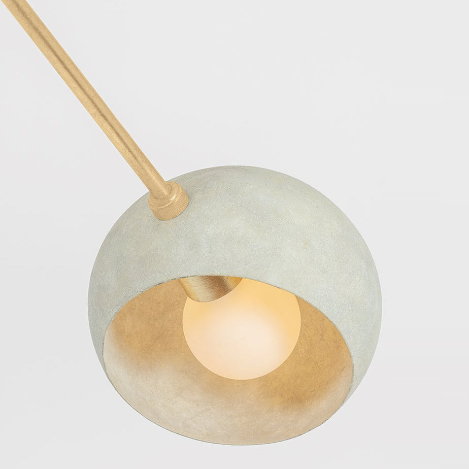 Marolen Chandelier Iron & Limewash Plaster 52"W x 19.25"D