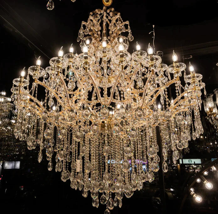 Classic Modern Multi-layers Crystal Chandelier for Staircase/Foyer/Villa - Richardrider