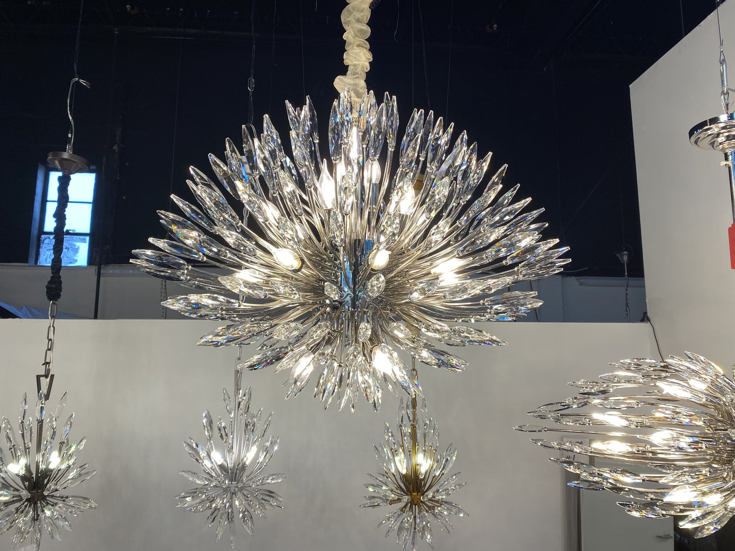 Lily Starburst Crystal Sputnik Chandelier - Richardrider