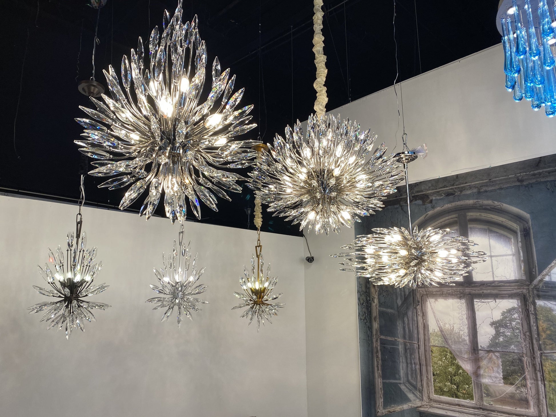 Lily Starburst Crystal Sputnik Chandelier - Richardrider