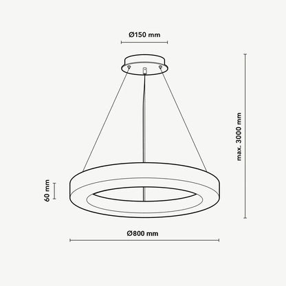 Halo Ring Alabaster Natural Stone Chandelier - Richardrider