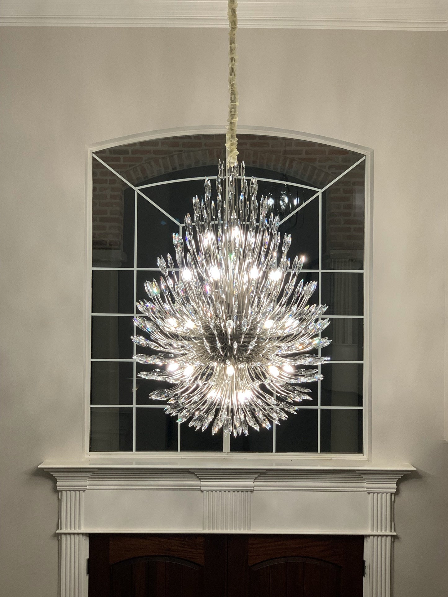 Lily Starburst Crystal Sputnik Chandelier 43"W - Richardrider
