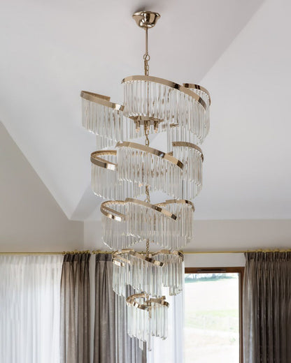 Twin Palms Foyer Crystal Chandelier - Richardrider