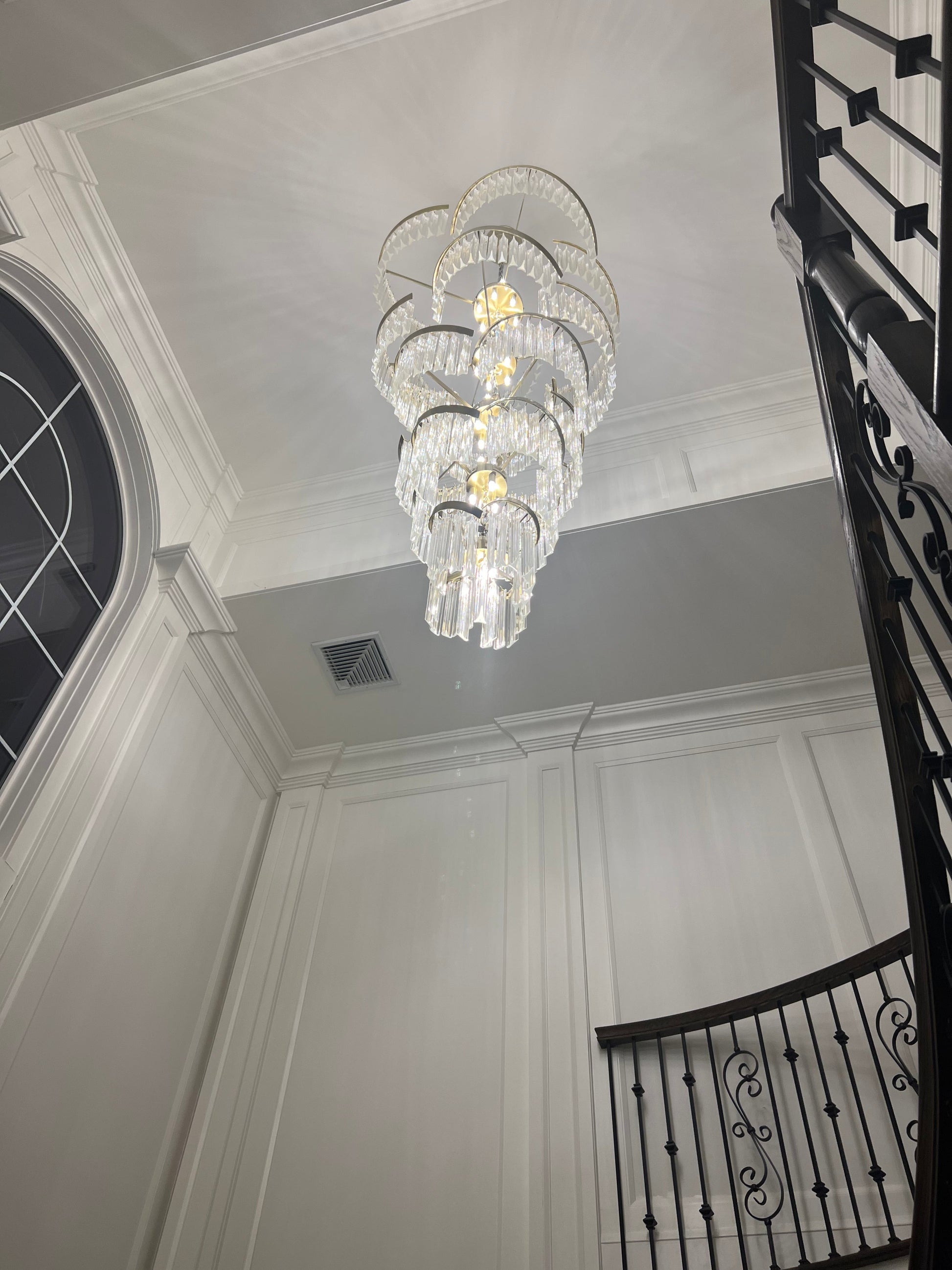 Twin Palms Foyer Crystal Chandelier - Richardrider