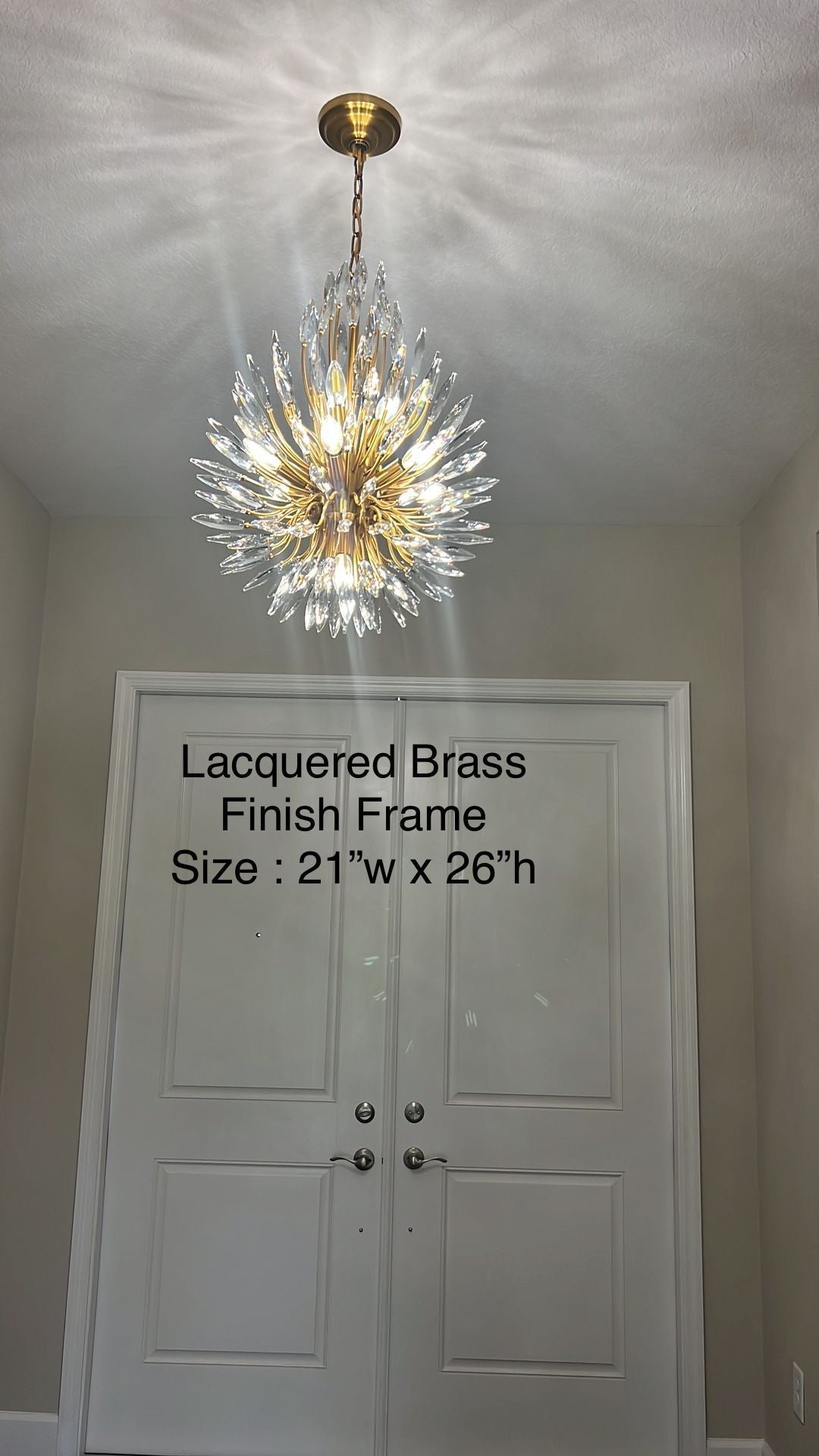 Lily Starburst Crystal Sputnik Chandelier - Richardrider