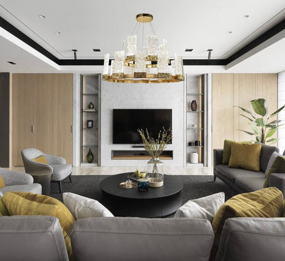 Aimee 2-Tier Round Chandelier - Richardrider