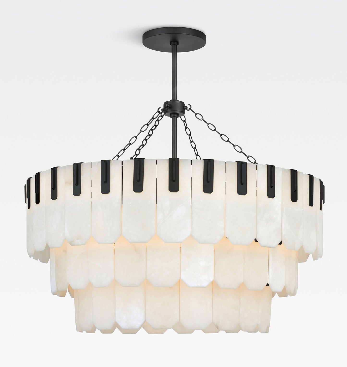 Nadia Alabaster Chandelier 30" 41"
