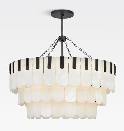 Nadia Alabaster Chandelier 30" 41"