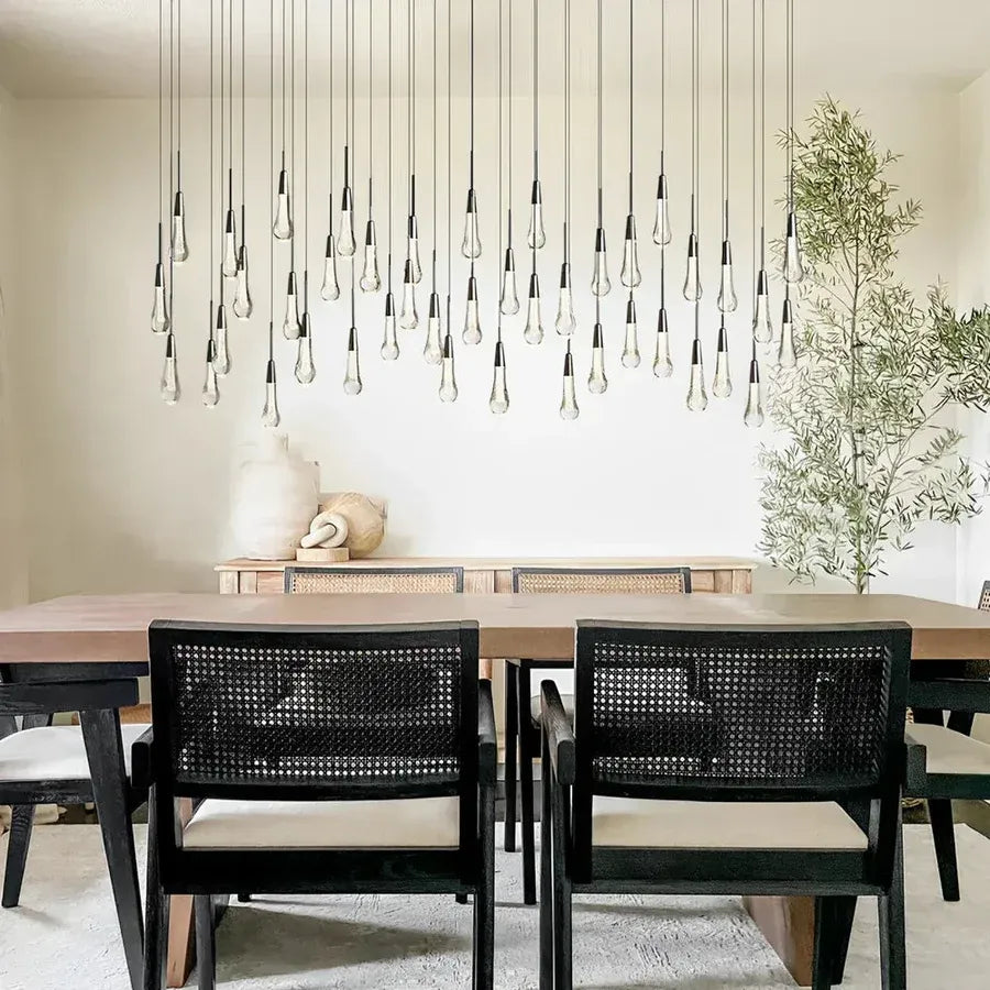 Soltaire Crystal Linear Chandelier 37" 50" 60" 70" 87" 120"W