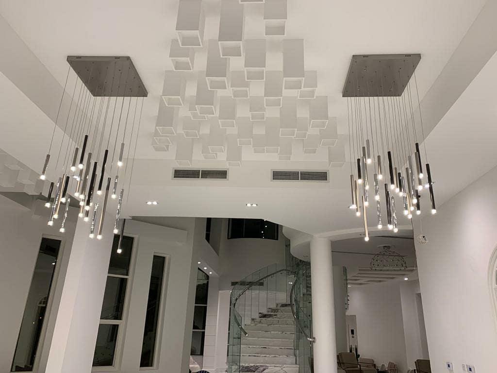 Bellini Square Tubular Pendant Light Chandelier - Richardrider