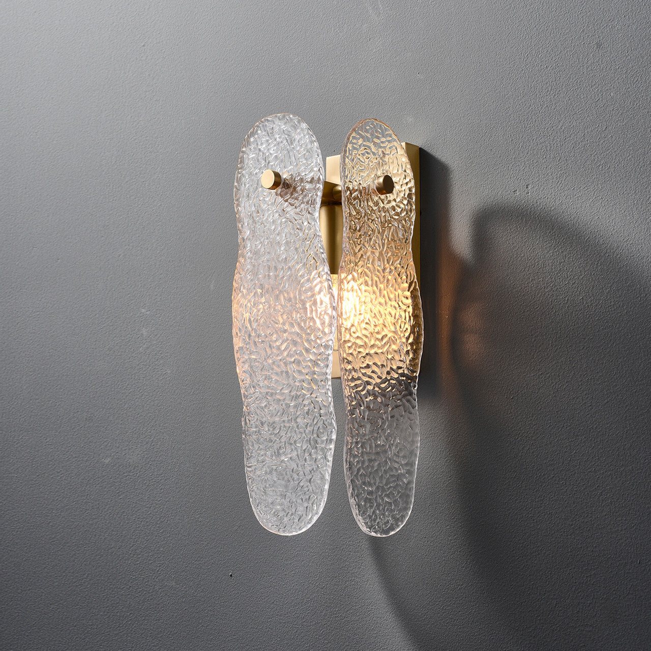Ice Sculpture Glass Wall Sconce - Richardrider