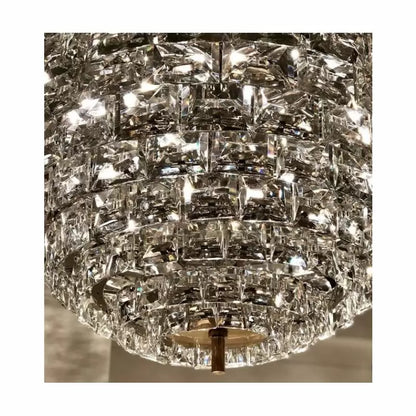 Modern Light Luxury Sphere Crystal Chandelier