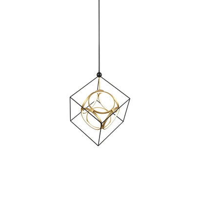 Teraunar Chandelier Metal & Acrylic 20"W x 24.4"D
