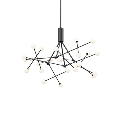 Winynar Chandelier Metal & Glass 39.6"W x 39.6"D