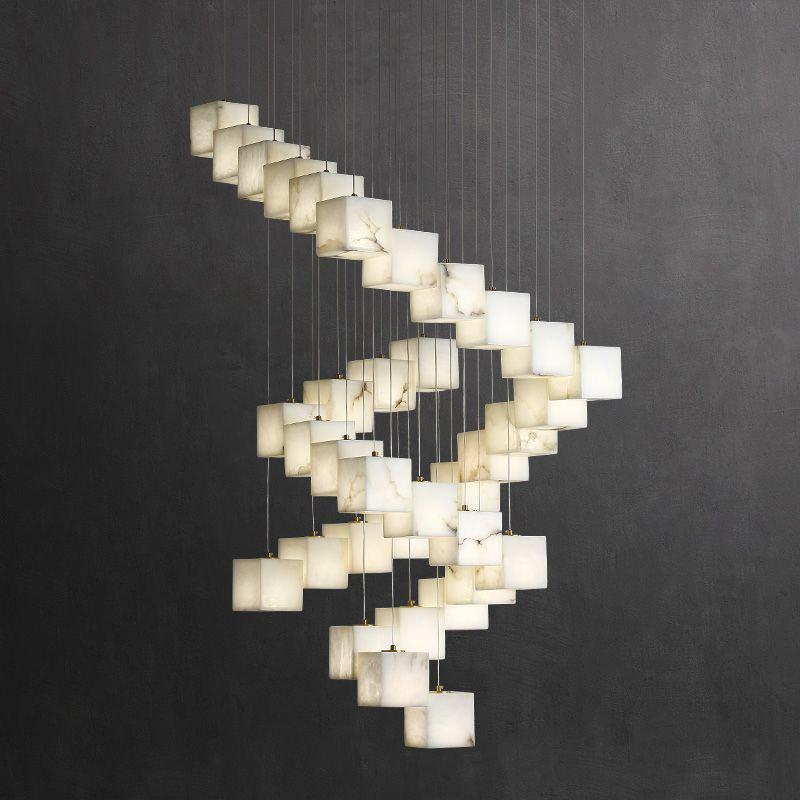 Kybos Alabaster Chandelier Light - Richardrider